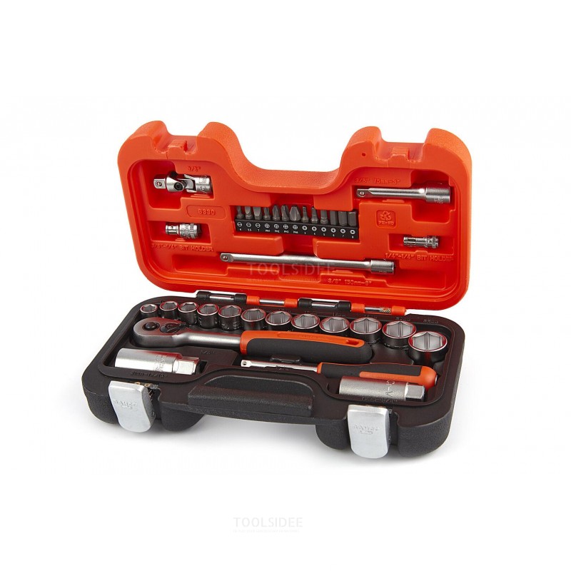 Bahco S330 Hylsnyckelsats 34 delar
