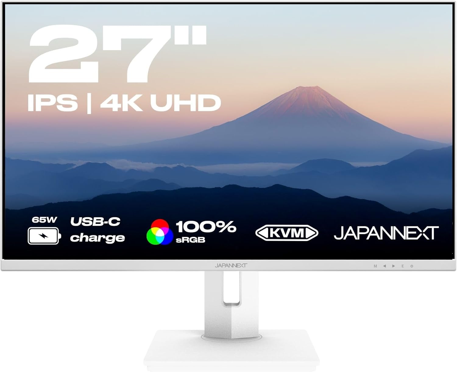 JapanNext JN-IPS27UHDR-C65W-HSP-W vit 4K monitor