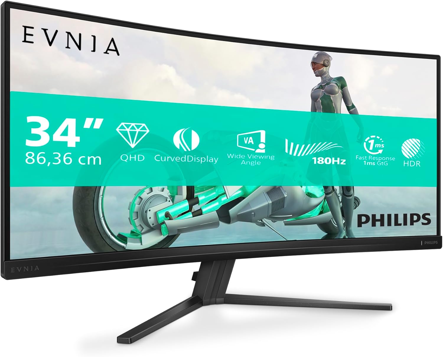 Philips Evnia 34M2C3500L curved gaming monitor